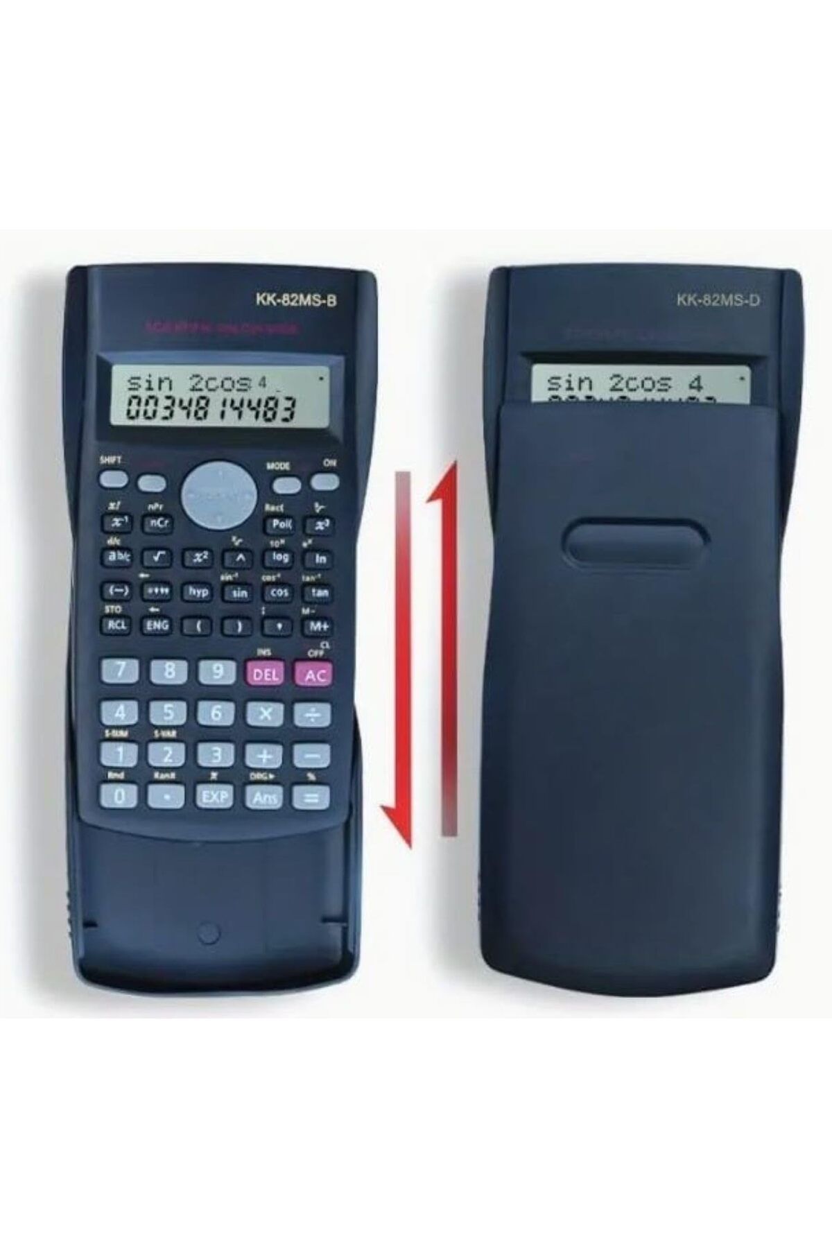 STOREMAX buymxx Bilimsel Hesap Makinesi Fonksiyonel ve Kapaklı Mühendislik ve Matematik Kullanımları İç