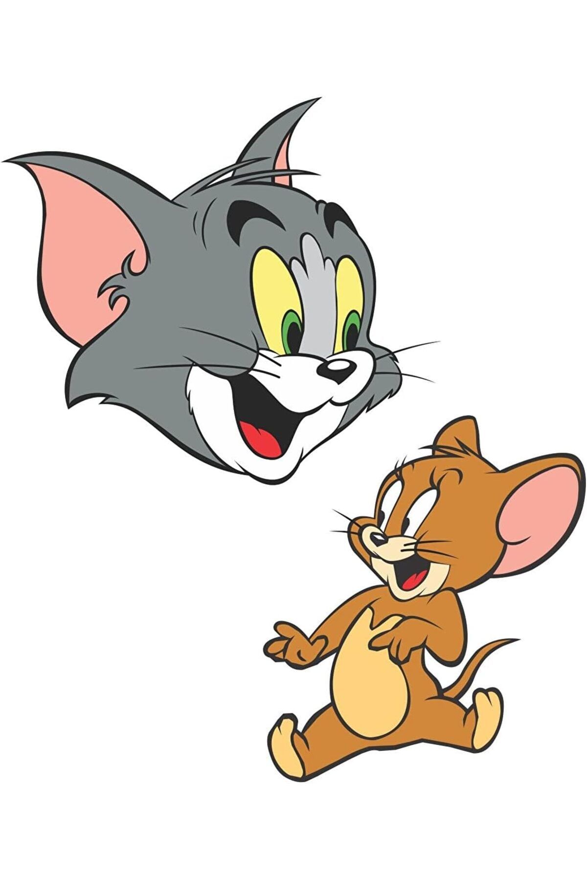 STOREMAX buymxx Master Tom Ve Jerry Head Araba Sticker Motor Bisiklet Laptop Sticker Etiket Çıkartma Araba
