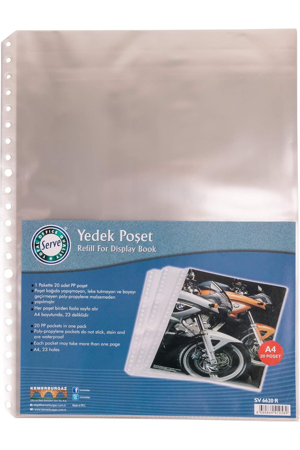 STOREMAX buymxx SV-6620-R Mekanizmali Sunum Dosyası Yedeği, Şeffaf desiny 1082424
