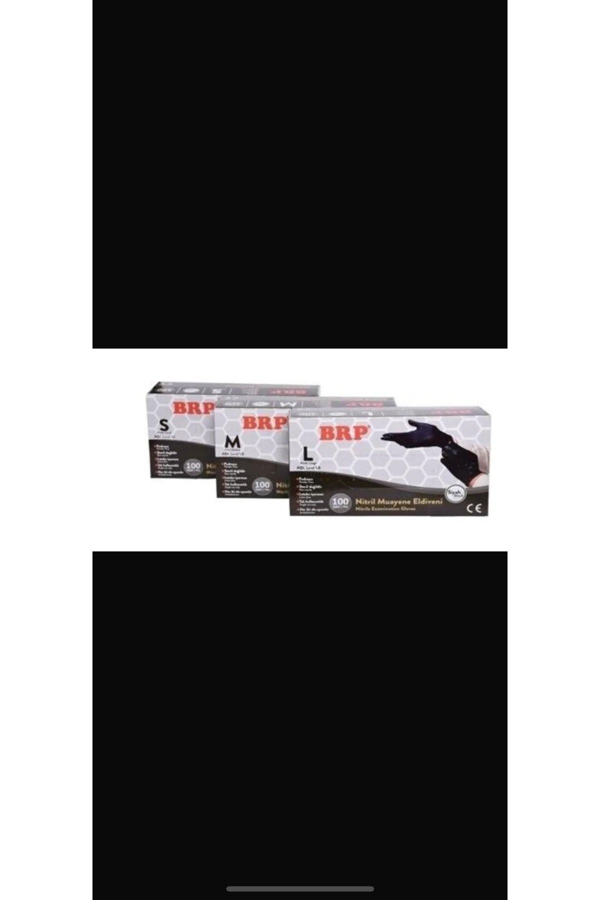 BRP 100 lü Çok Amaçlı pudrasız Nitril Eldiven-M Beden-20 Paket 100*20 2000 adet