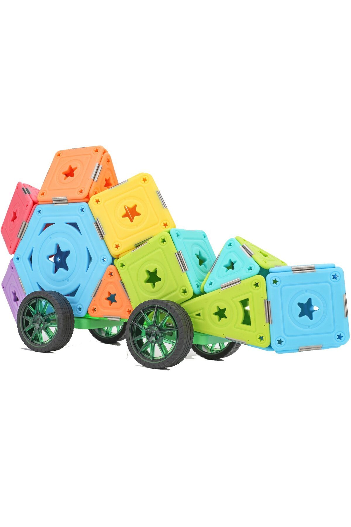 Magspace-Set de constructie magnetic Magspace - Variable kart 6