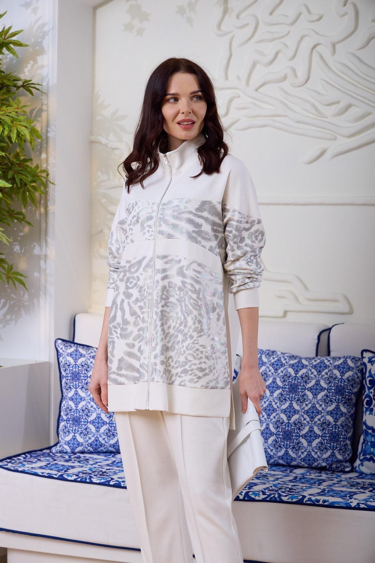 Moodbasic-Mb24.686 Moodbasic Leopard Print Modal Suit 3