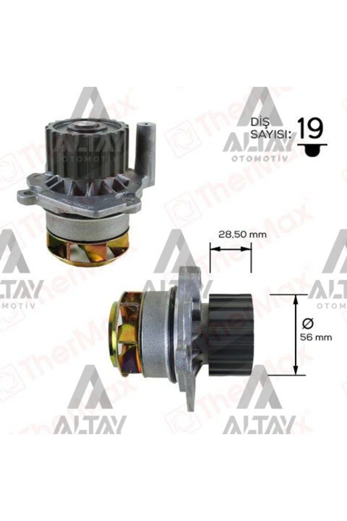 THERMAX DEVİRDAİM BORA 98-05 / LEON 99-06 / GOLF4 97-05 / 1.9 TDI (AGR-ALH-AHF)