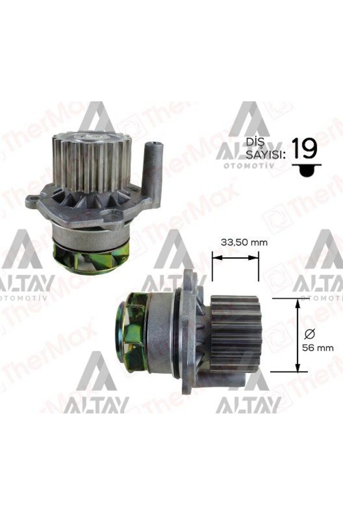 THERMAX DEVİRDAİM GOLF4 97-05 / BORA 98-05 / A4 07-15 / A3 96-03 / PASSAT 08= 1.9 TDI-2.0 TDI ASZ-ARL-CAGA