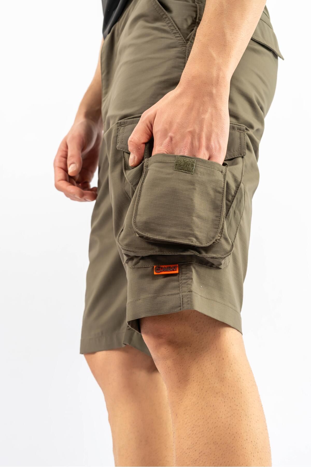 Combat Tactical-Ανδρικό σορτς πεζοπορίας Capri Cargo Bermuda εξωτερικού χώρου με τσέπη - 704 4