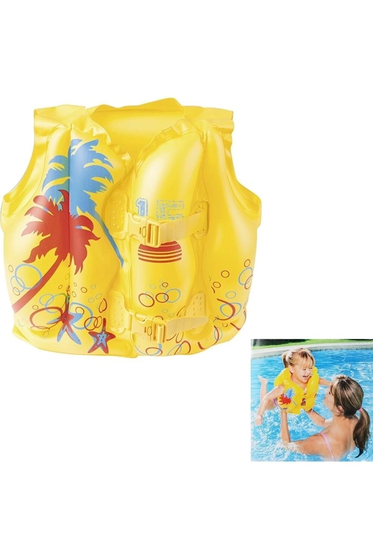 Mhm Collections Tropikal Desenli Can Yeleği 41 Cm 32069