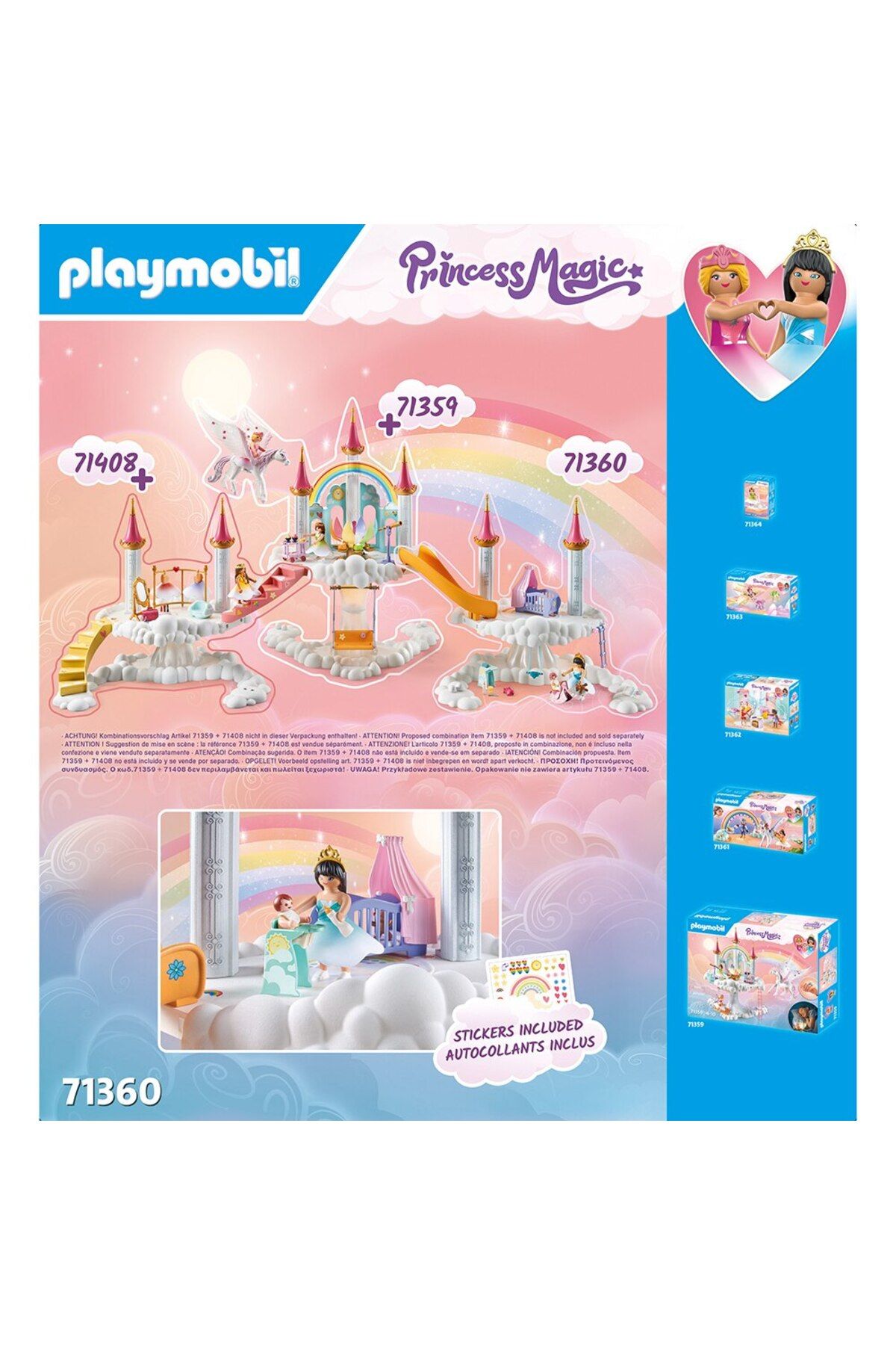 Playmobil-Princess Magic - Children's room in the clouds 5