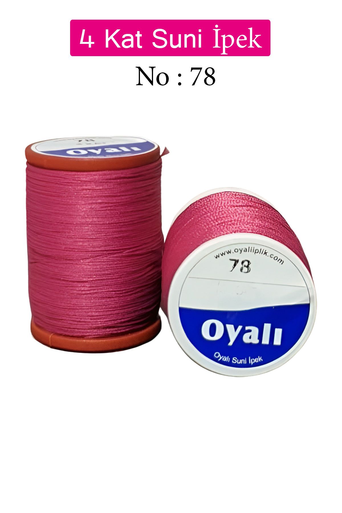 Royaleks Oyalı 4 Kat Suni İpek İplik İğne Oyası Boncuk İpi Tığ Oyası No:78