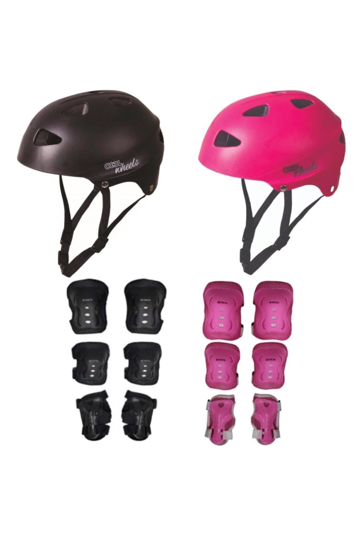 Mhm Collections Çocuk Dizlik Dirseklik Kemik Kask Full Koruyucu Set Paten Scooter Kay Kay 7 Parça Güv...