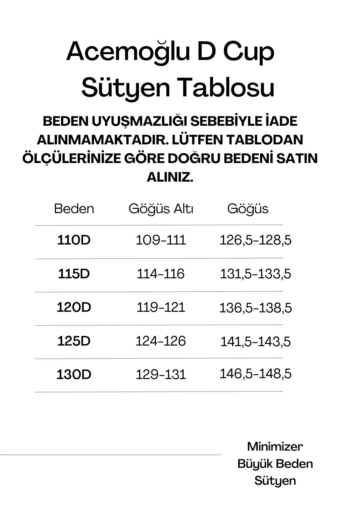 Nana & Mayka Moda-Sutien negru pentru femei de mărime mare Minimizer Gatherer – 110d-130d - Acemoğlu 5