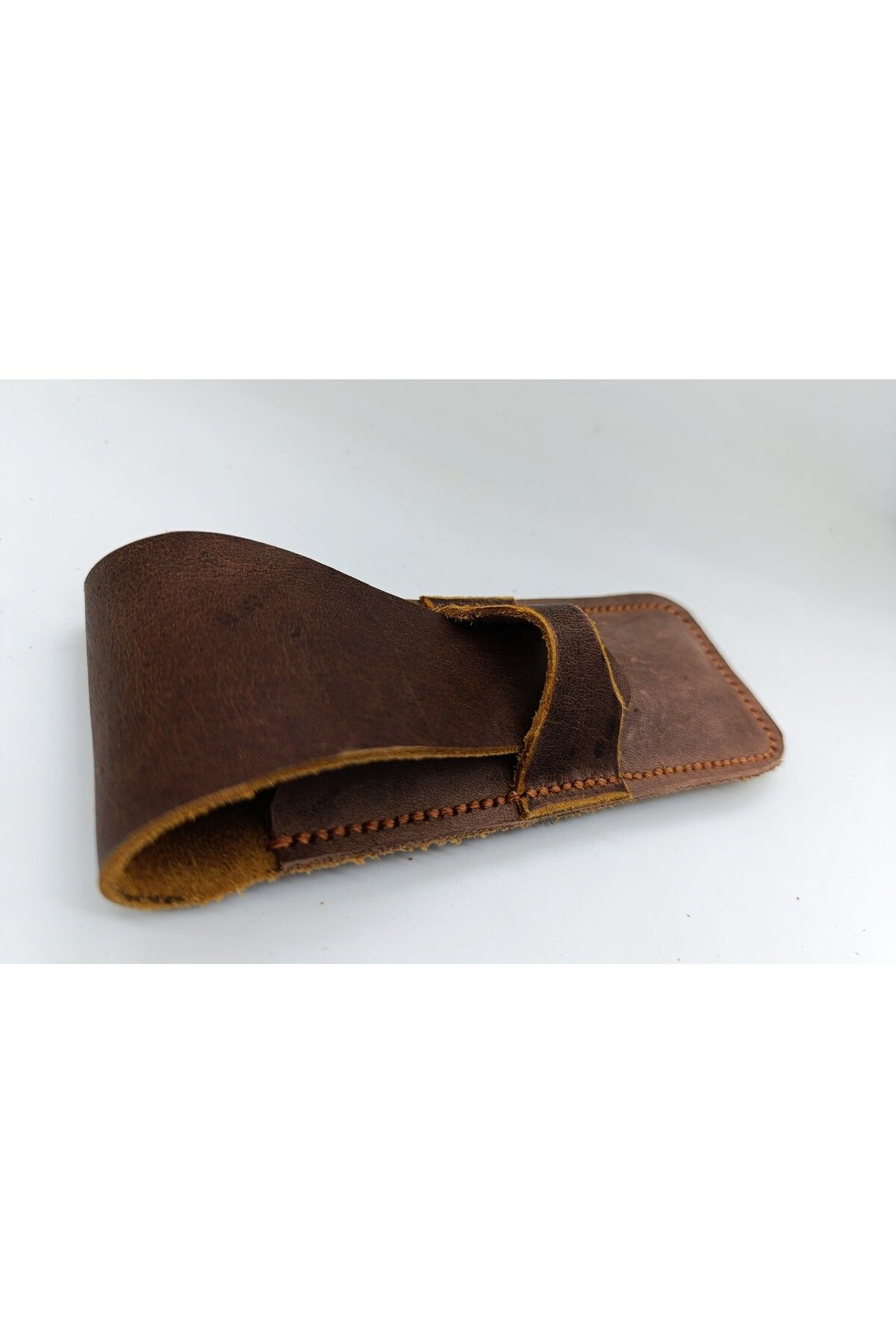 Mahfuz Crazy Hors Hakiki Deri El Emeği Özel Kalemleriniz Için Kalemlik Kalem Kutu 27 cm 6 cm BBB3