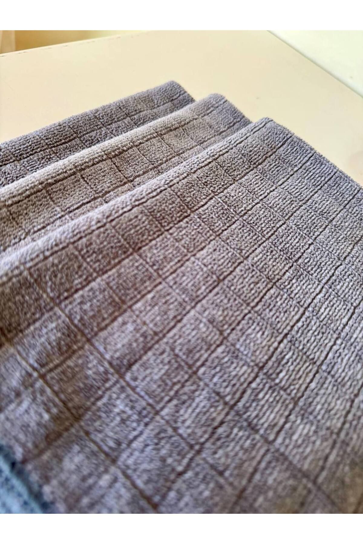Larimar 9 Adet Genel Temzilik Bezi Mikrofiber Kolay Sıkılan Kareli Bez "40x40"