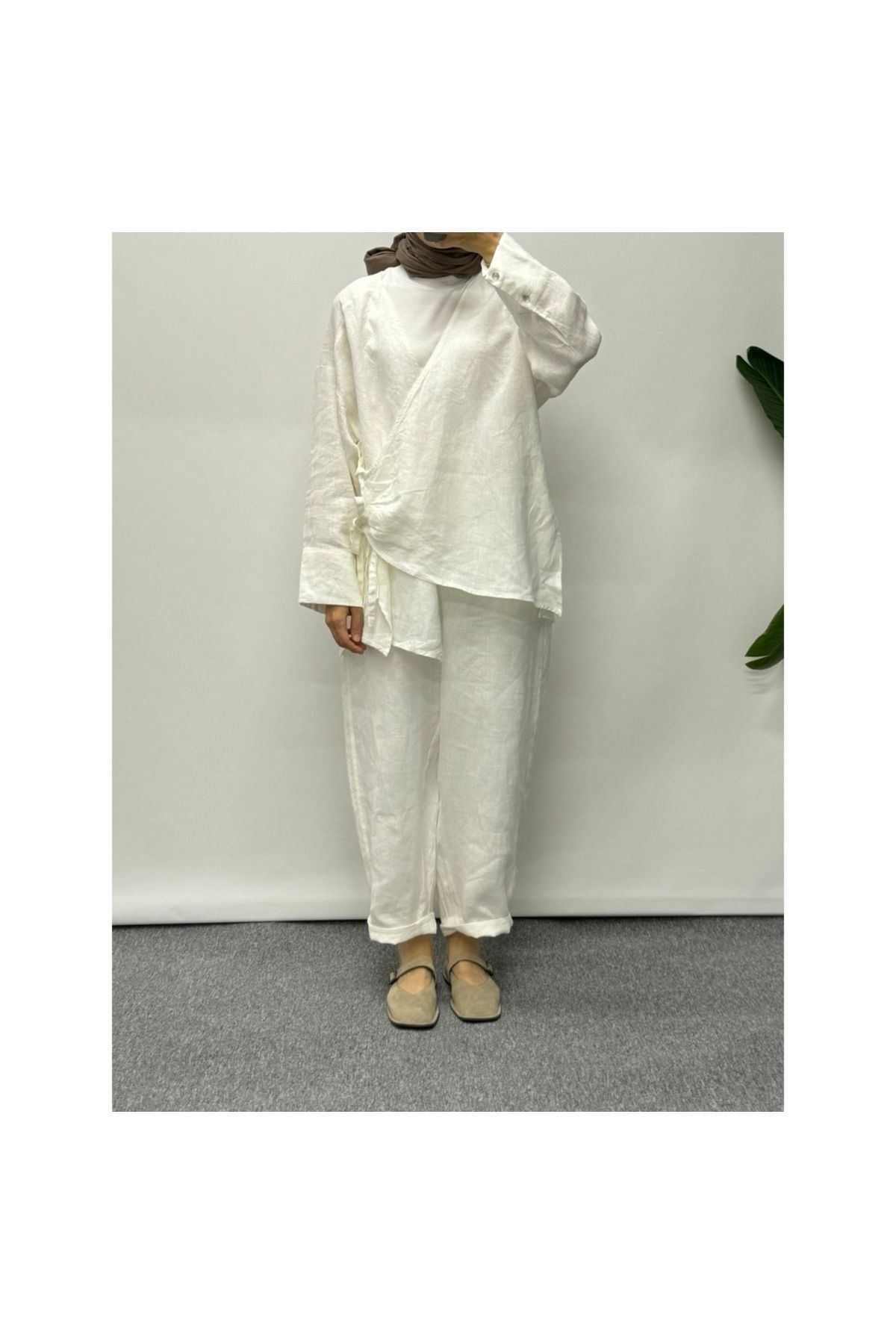 yeap collection Yansan Bağcıklı Kimono