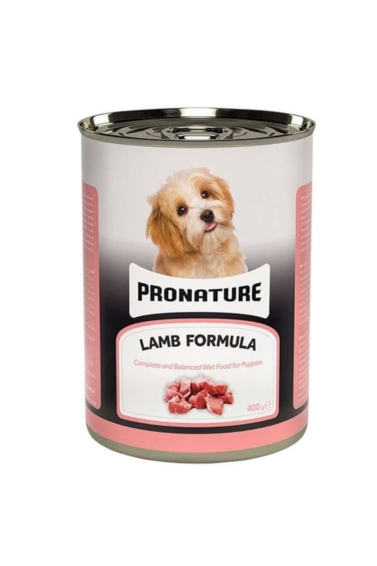 YNT İthalat Pronature Kuzu Etli Parça Etli Yavru Köpek Konservesi 400 Gr