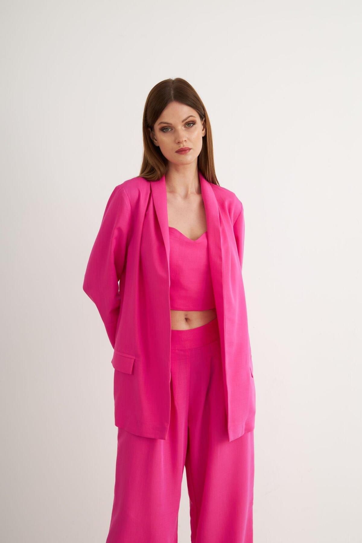 SELECTION PATRICE Fuşya Pembe Ceket