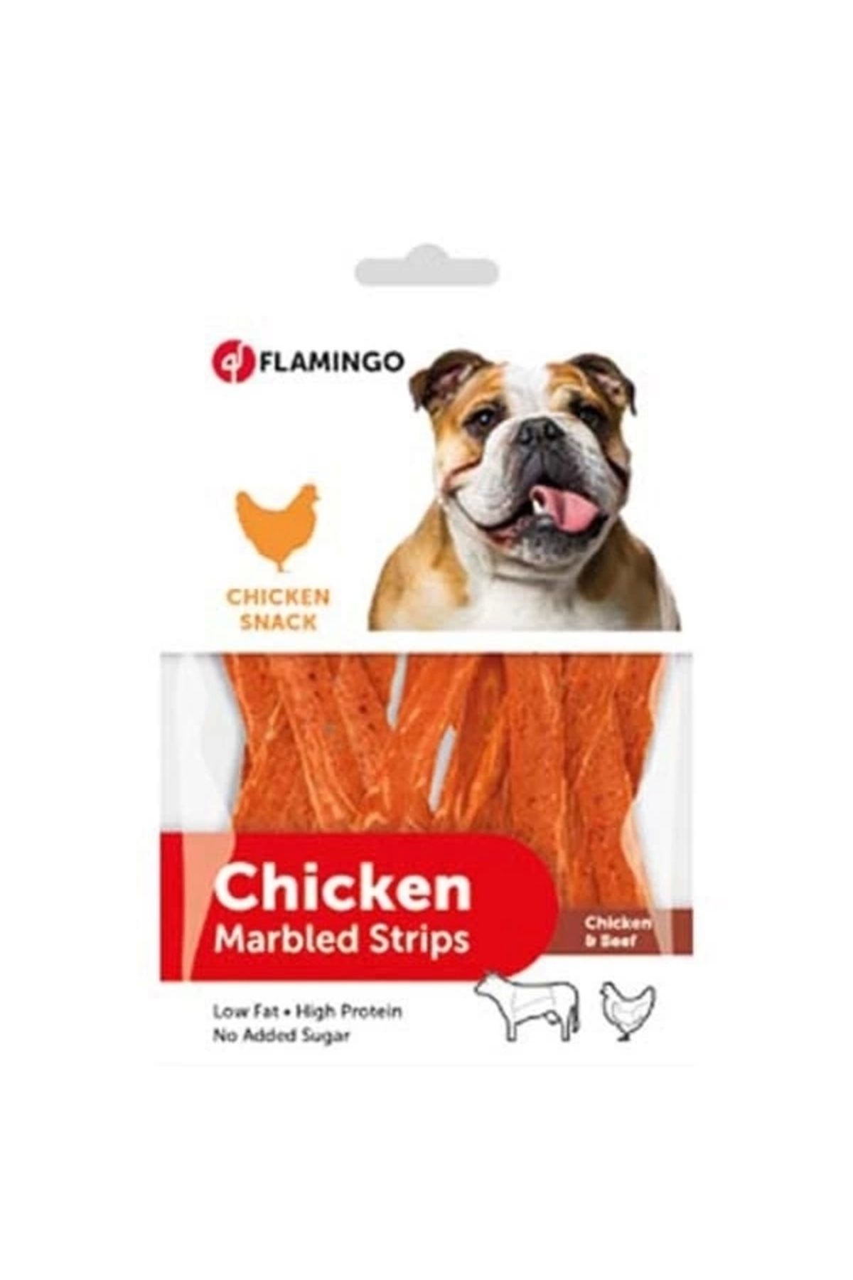 YNT İthalat Flamingo Tavuk ve Biftekli Köpek Ödül Çubuğu 85 Gr