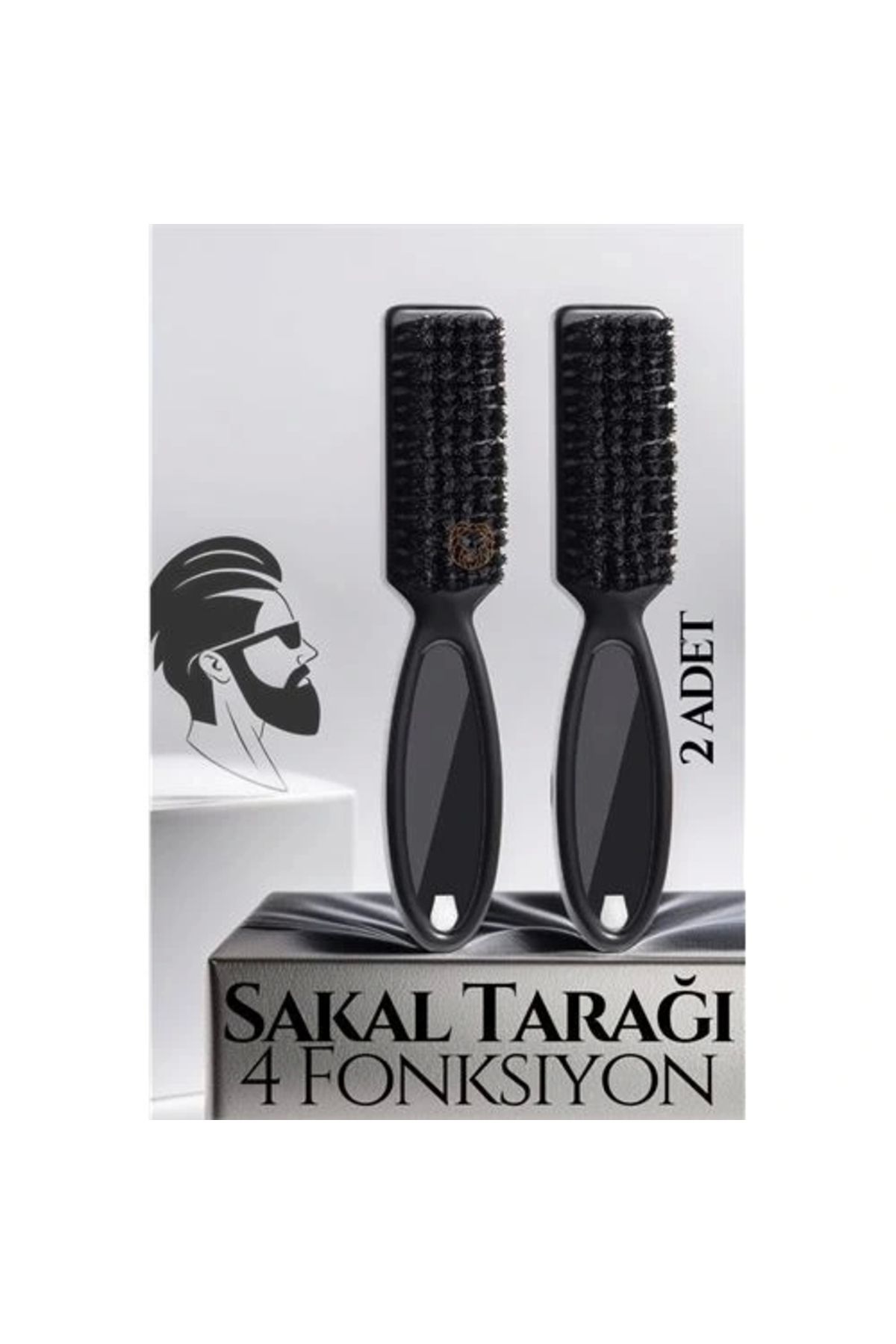 STOREMAX Sakal Tarama Fırçası 2 Lİ SET Absolute Professional