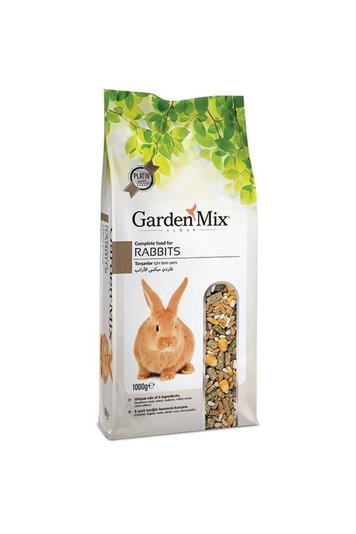 YNT İthalat Garden Mix Platin Tavşan Yemi 1 Kg