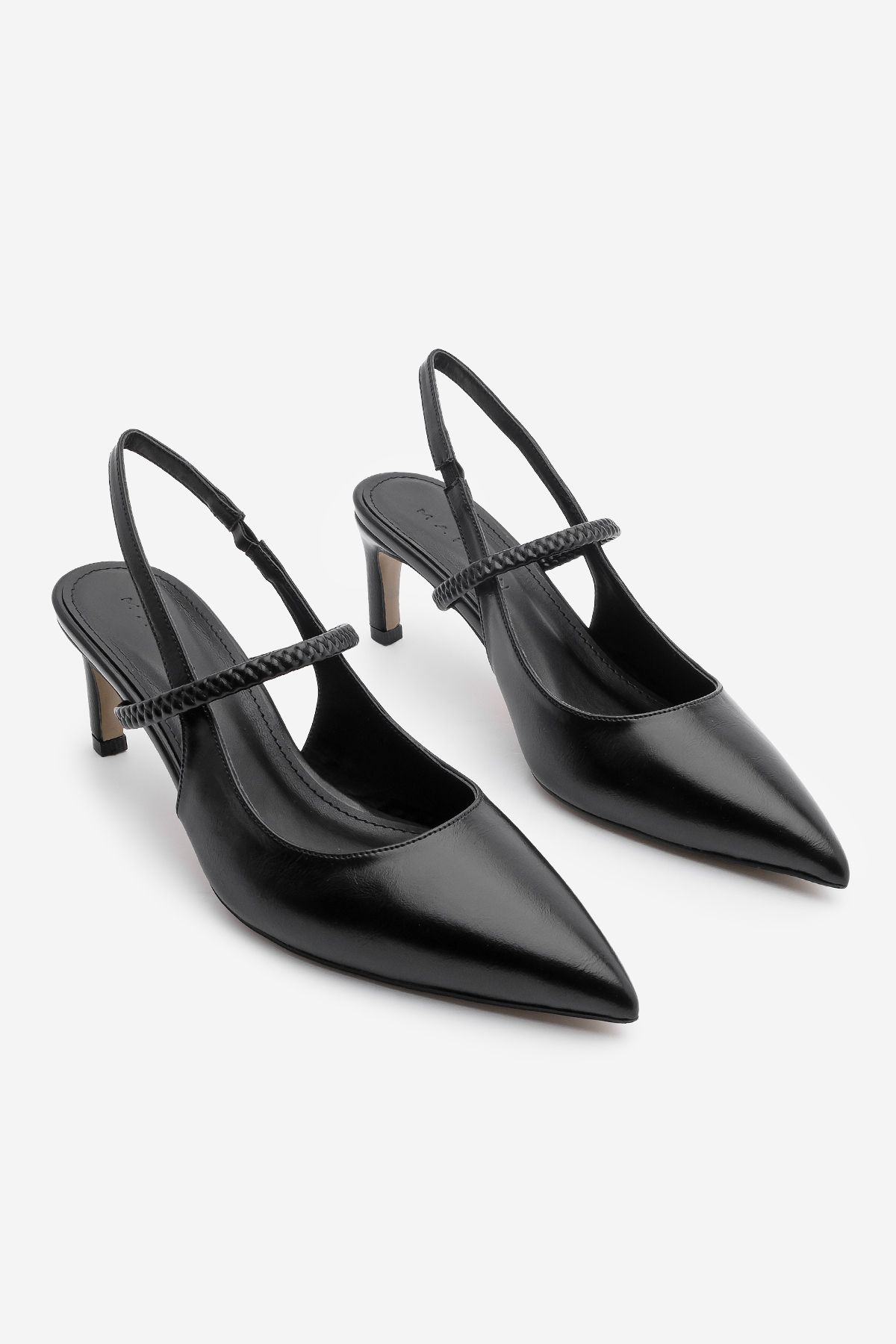 استیلتو زنانه STILETTO پسر بینی کفش پاشنه AVIKA مشکی Marjin