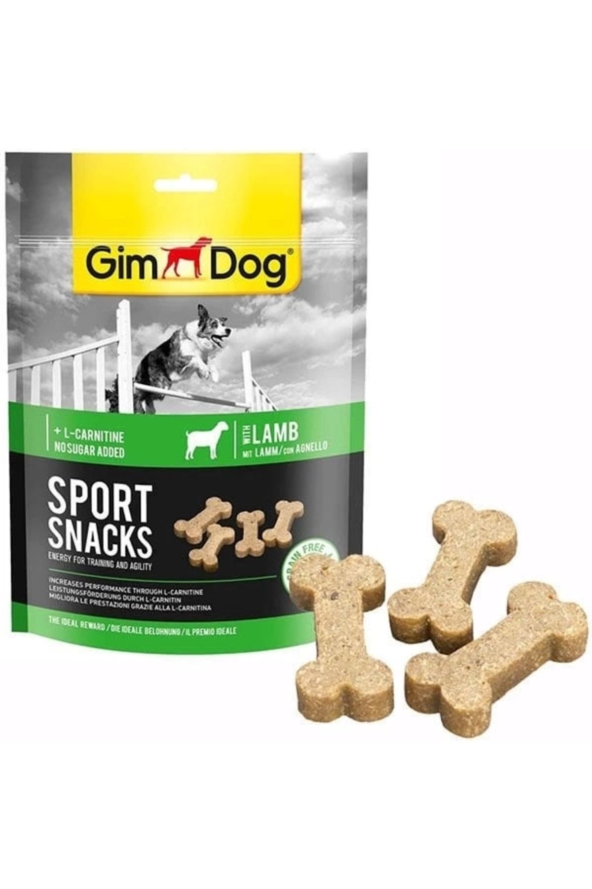 YNT İthalat Gimdog Sportsnacks Kuzulu Köpek Ödül MamasıTablet 150 Gr