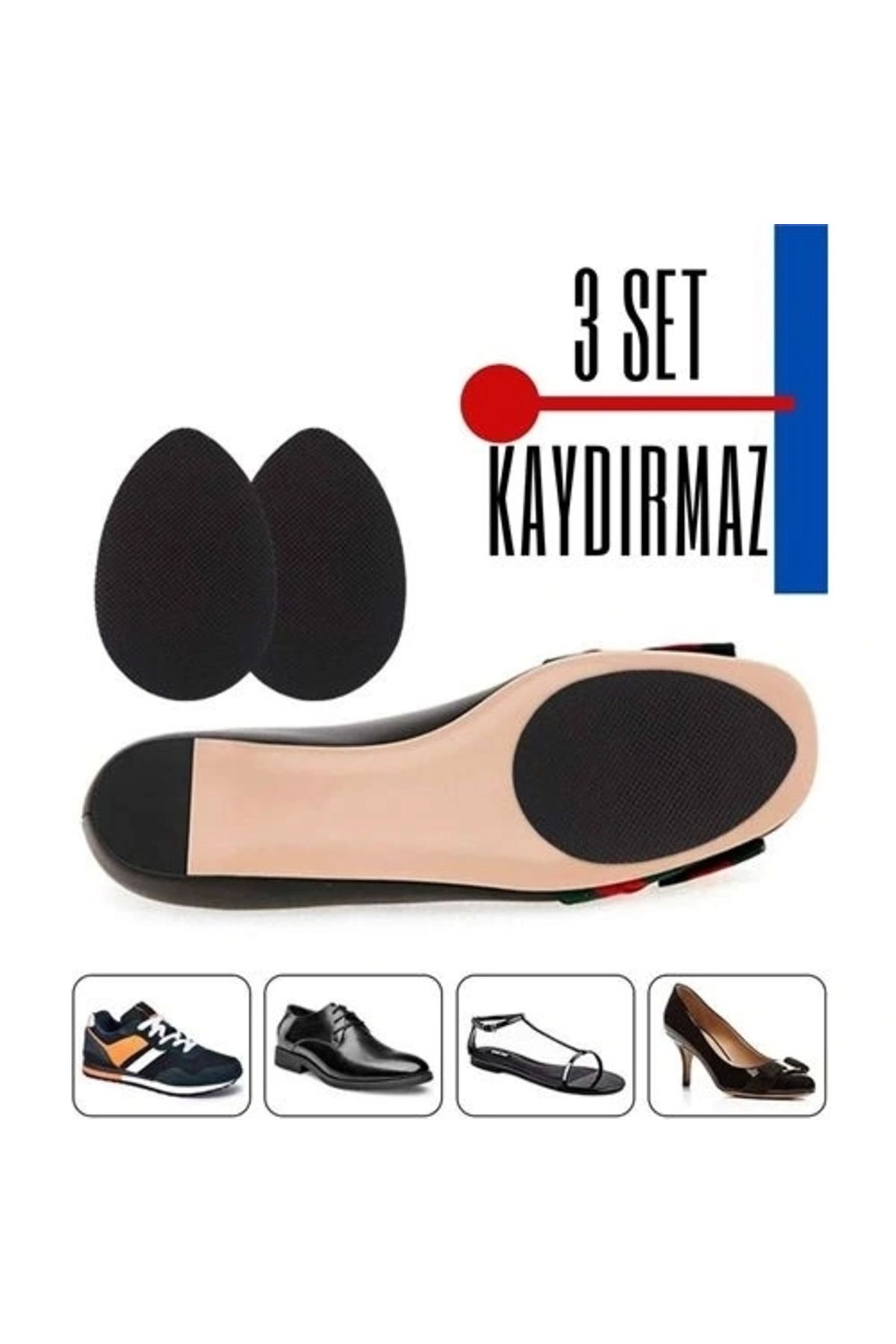 STOREMAX Topuklu Ayakkabı Kaydırmazı 6 ADET