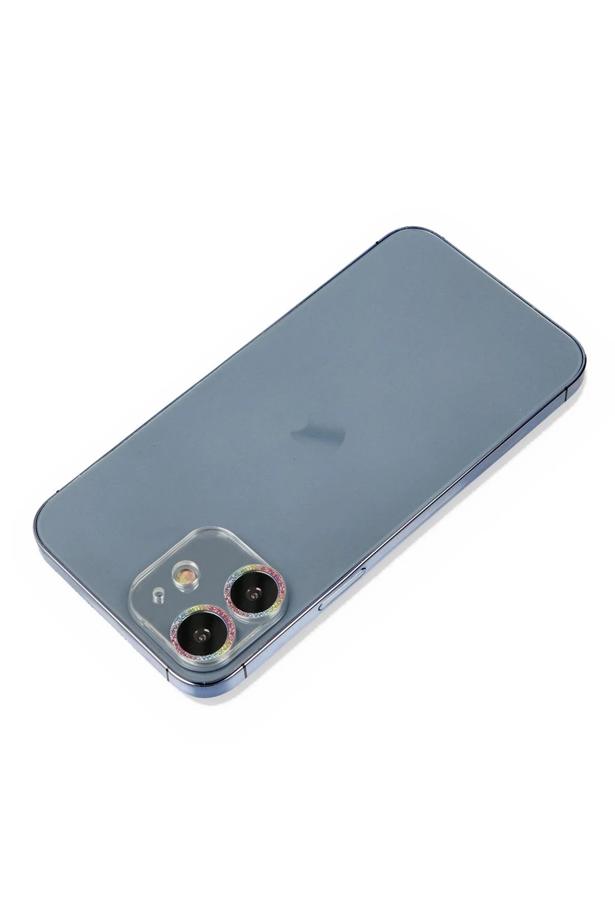 NewFace iPhone 11 Uyumlu Shine Kamera Lens Koruma Cam - Rainbow DRSTR