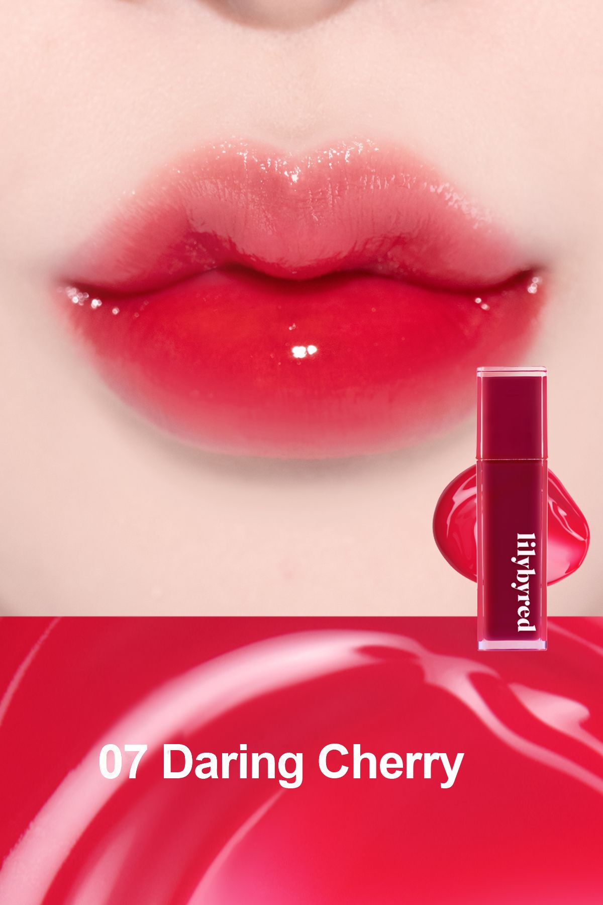 lilybyred Bloody Liar Coating Tint / Uzun Süre Kalıcı Parlak Dudak Tinti - 07 Daring Cherry