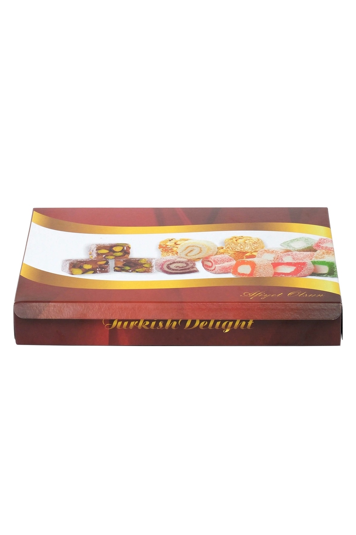 500 Gr. Metallized Turkish Delight Box (200 Pieces)