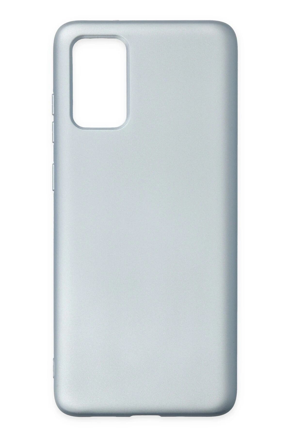 NewFace Samsung Galaxy S20 Plus Kılıf Nano içi Kadife Silikon - Sky Blue HNZRN