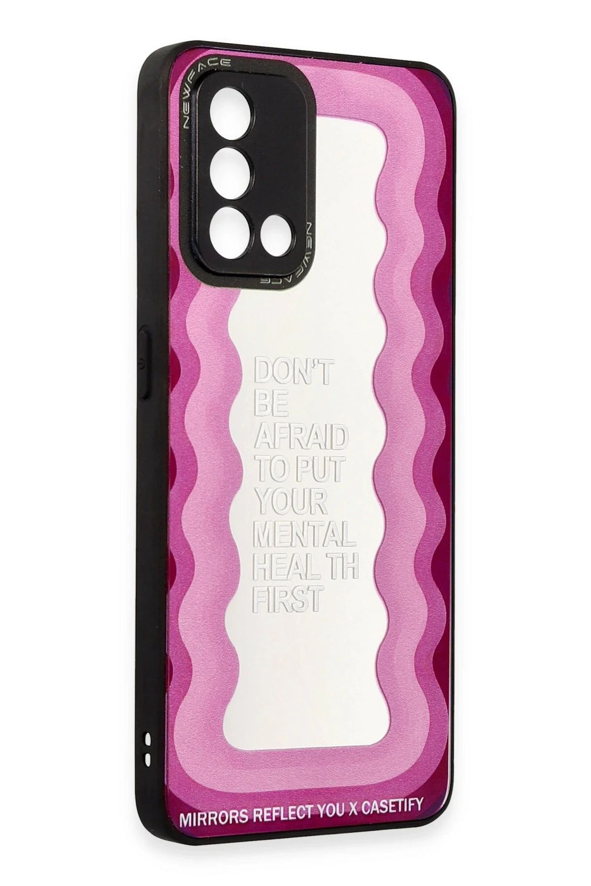 NewFace A74 4G Kılıf Mirror Desenli Kapak - Mirror - 11 NRMSA