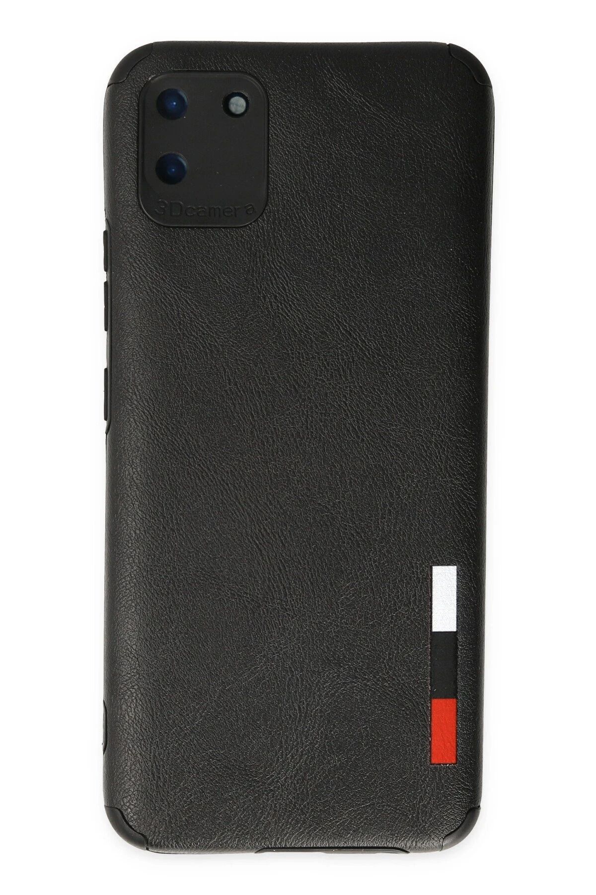 NewFace Realme C11 Kılıf Loop Deri Silikon - Siyah JOJUA