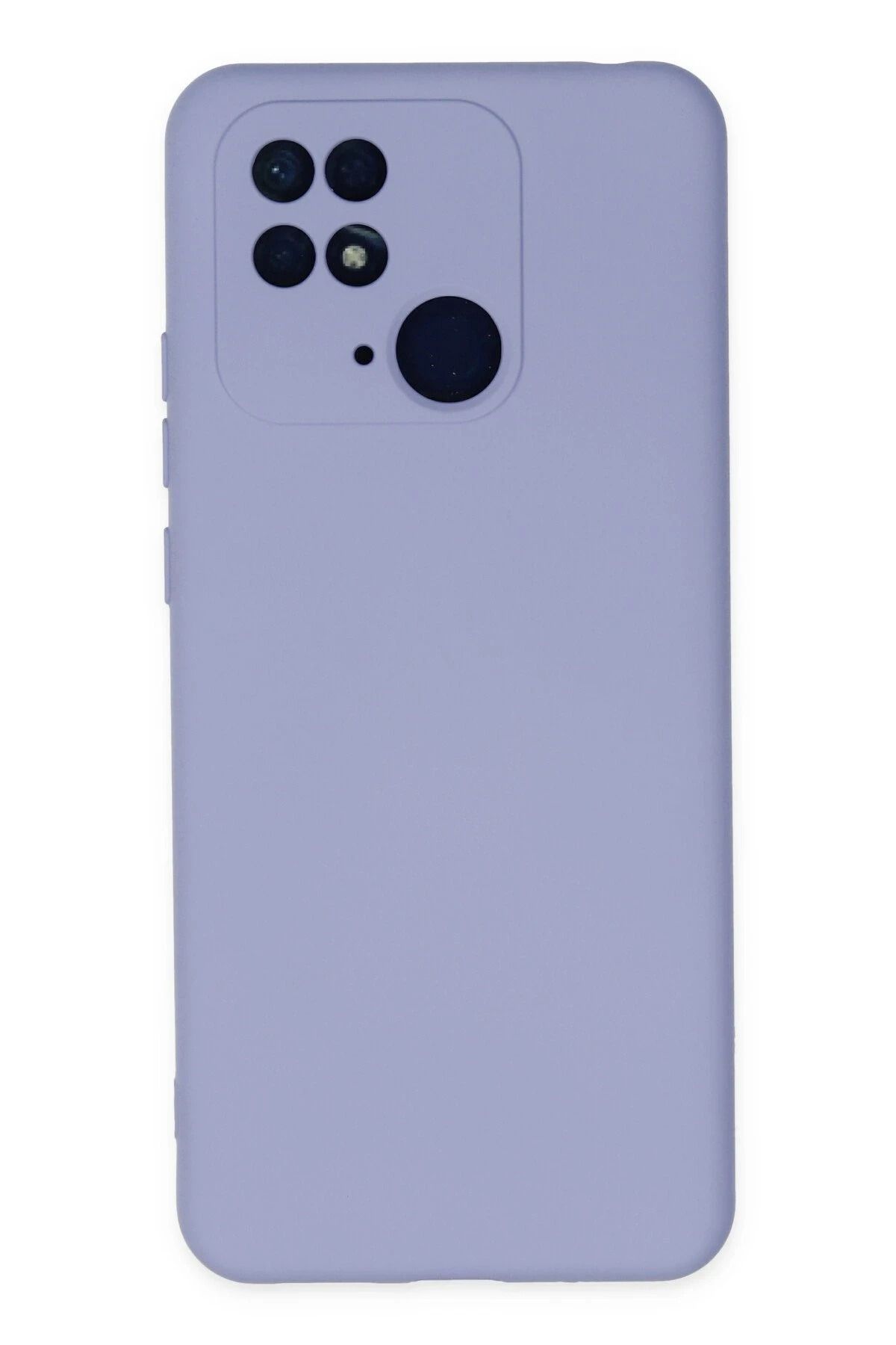 NewFace Xiaomi Redmi 10C Kılıf Nano içi Kadife Silikon - Lila NRMSA