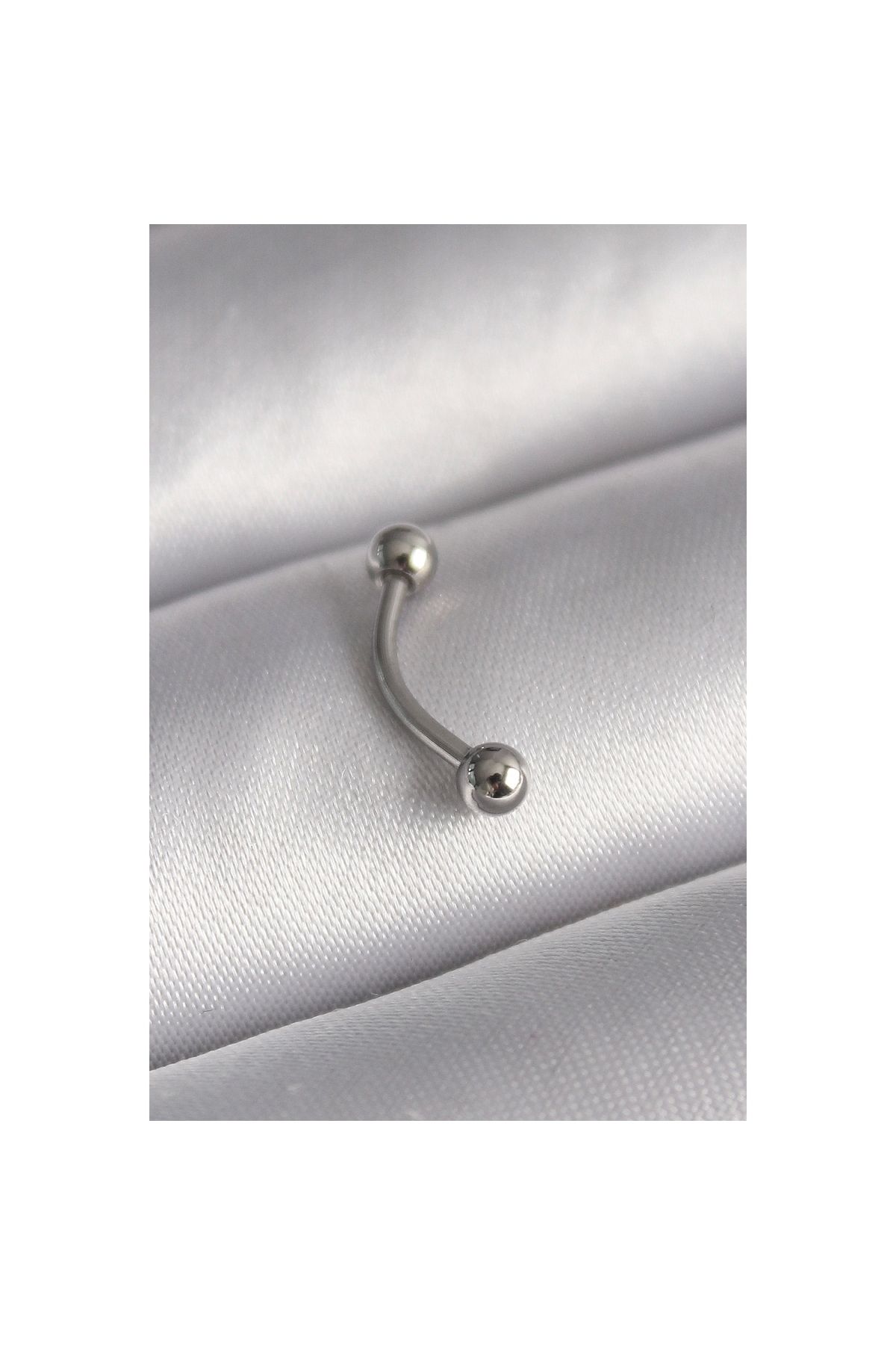Marsilyan 316L Çelik Gümüş Renk Topçuk Model Piercing - TJ-PR1365