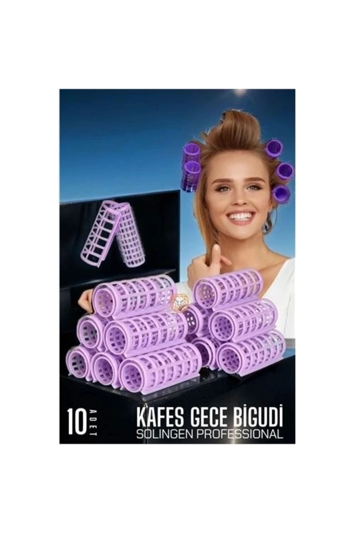 STOREMAX Kafes Gece Bigudisi 2.5 cm 10 Adet Solingen Professional