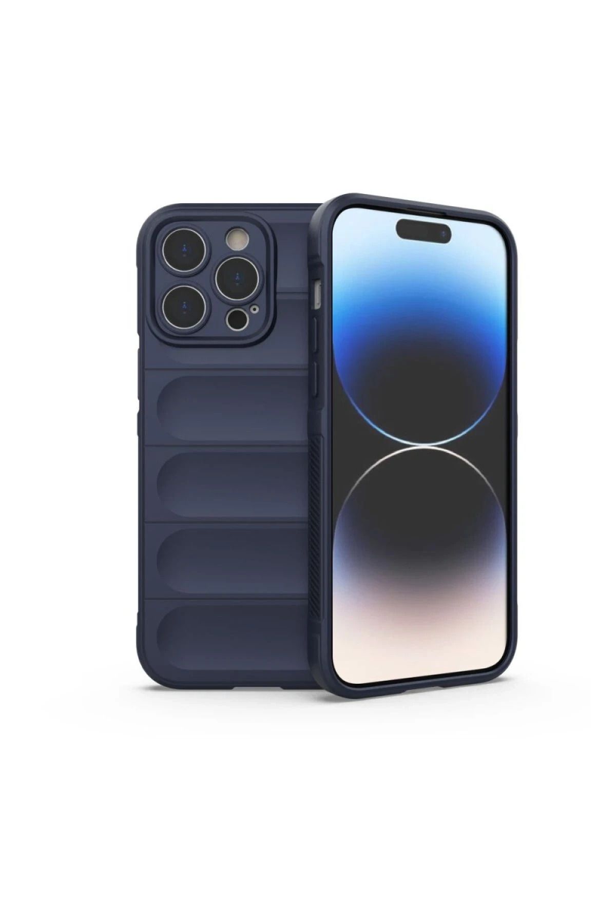 NewFace iPhone 16 Pro Kılıf Optimum Silikon - Lacivert HNZRN