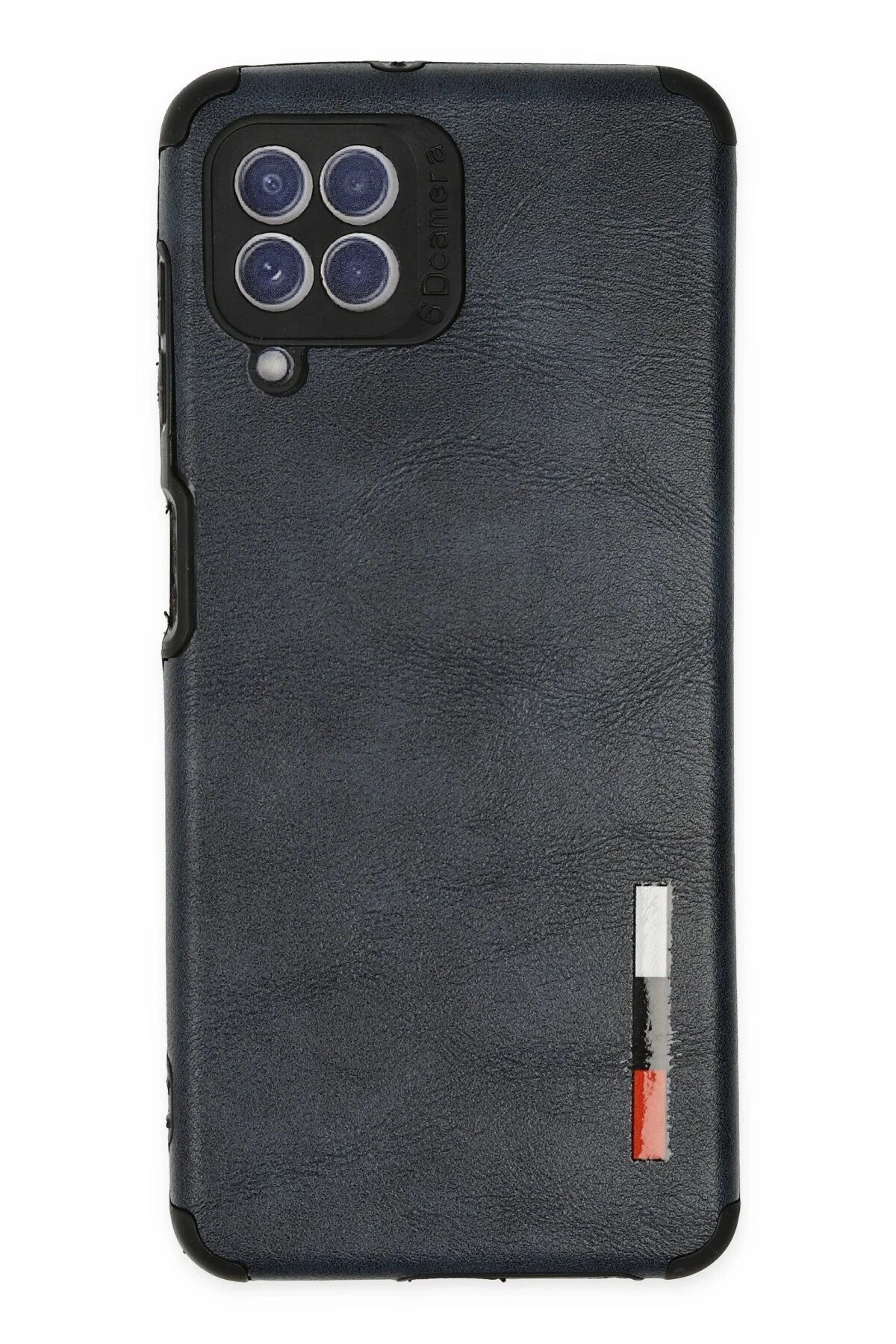 NewFace Samsung Galaxy A22 Kılıf Loop Deri Silikon - Lacivert INSLM
