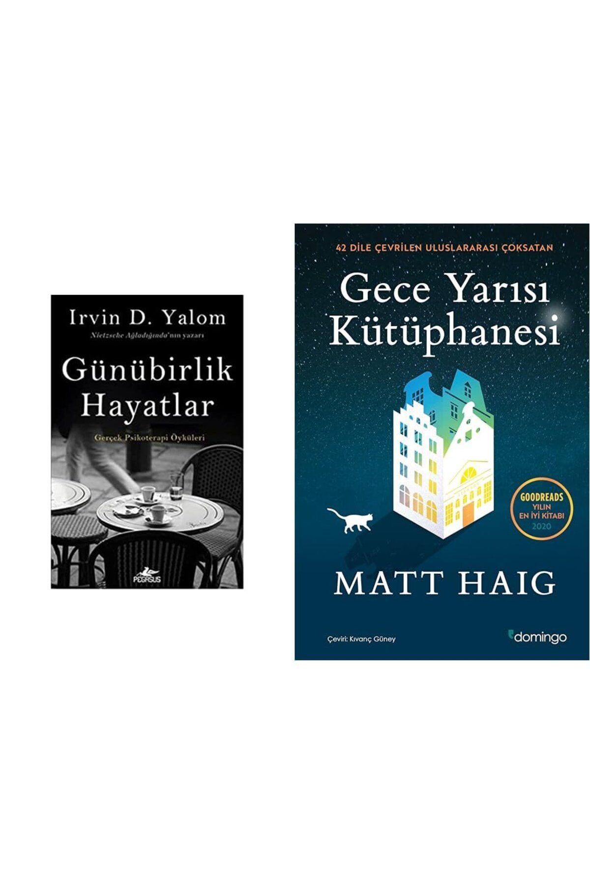 Destek Yayınları GUNUBIRLIK HAYATLAR + GECE YARISI KUTUPHANESI = 2 SET