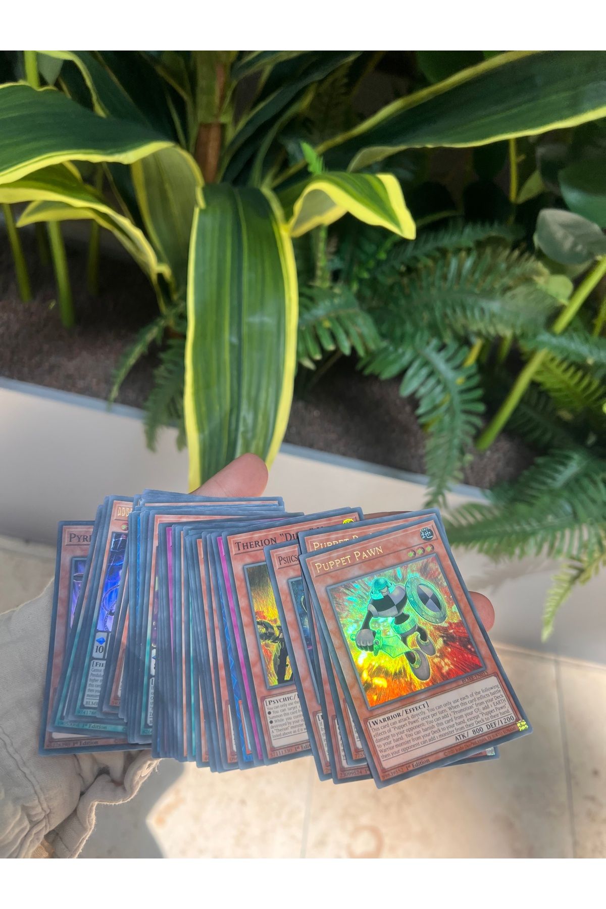 faal gift shop 10 Adet Holo Yu Gi Oh kart-Oyun kartı 10 adet