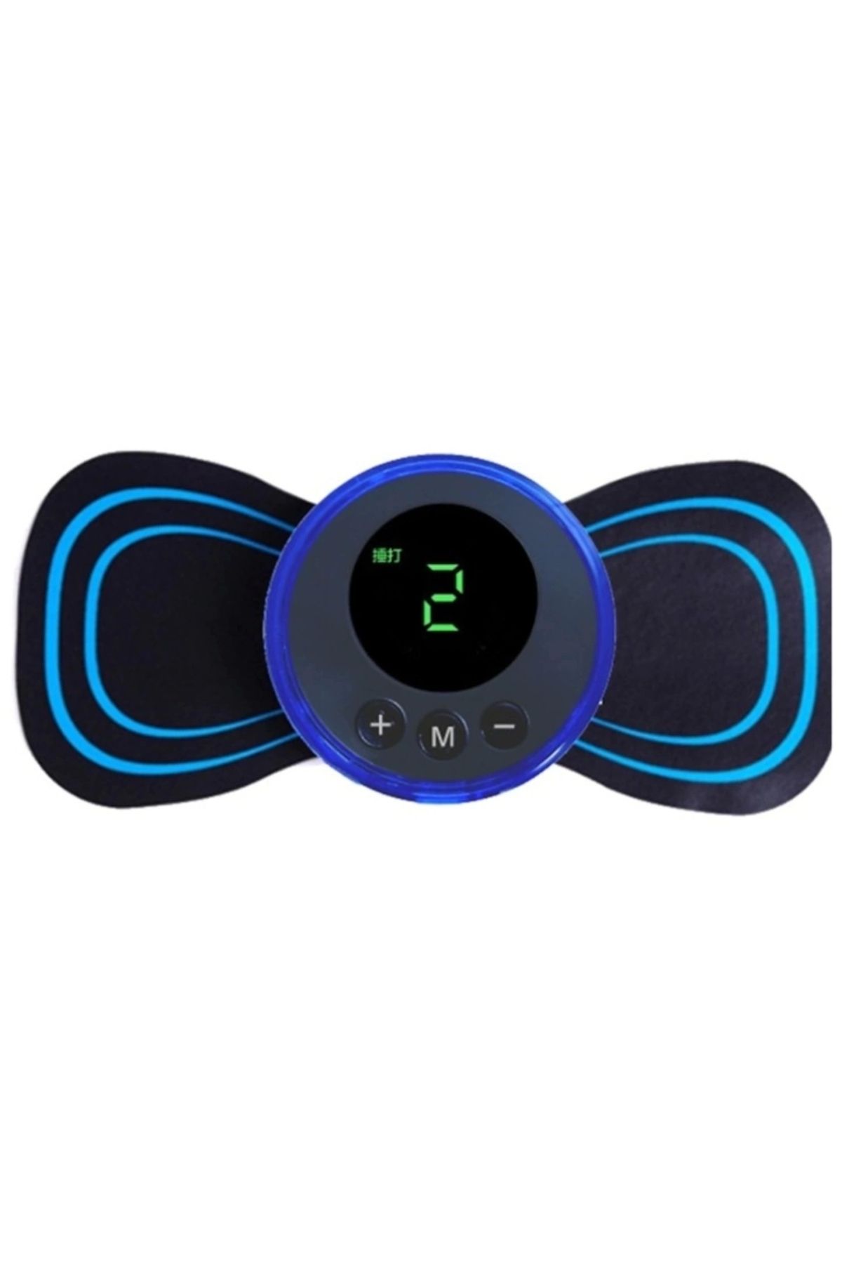 STOREMAX 8 Modlu Mini Şarjlı Kelebek Lcd Ekran Ems Boyun Omuz Kol Sırt Elektrikli Masaj Bantı Kas Stimülatörü