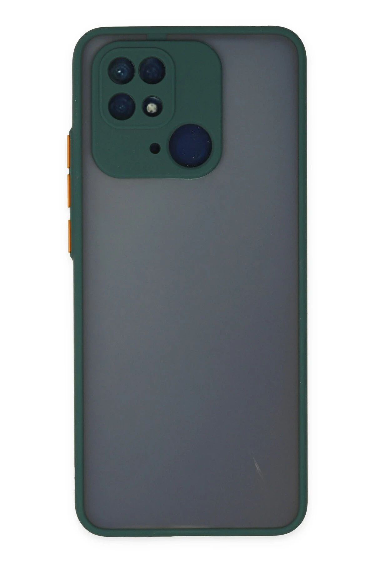 NewFace Xiaomi Redmi 10C Kılıf Montreal Silikon Kapak - Yeşil FERRG