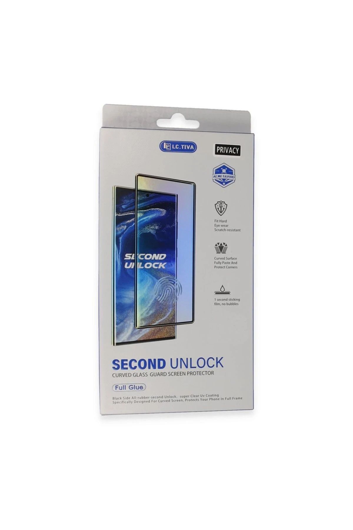 NewFace Samsung Galaxy S24 Ultra Durable Full Glue Curved Hayalet Cam DRSTR