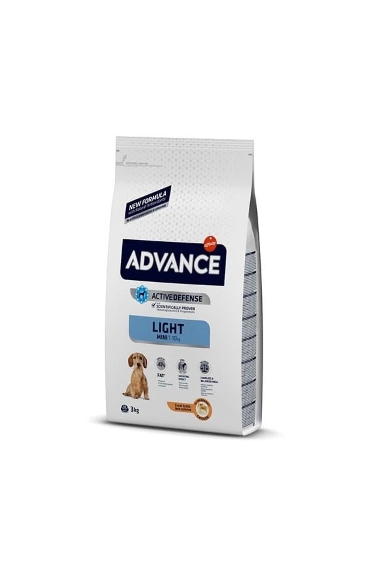 YNT İthalat Advance Light Mini Tavuklu Küçük Irk Diyet Köpek Maması 3 Kg