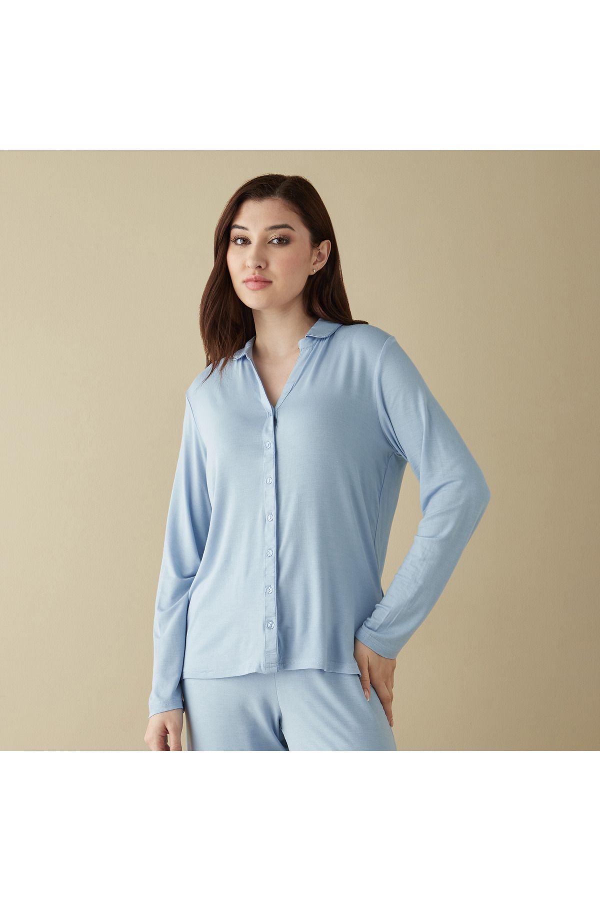 FAV-Long Sleeves Shirt and Pyjama Set 2