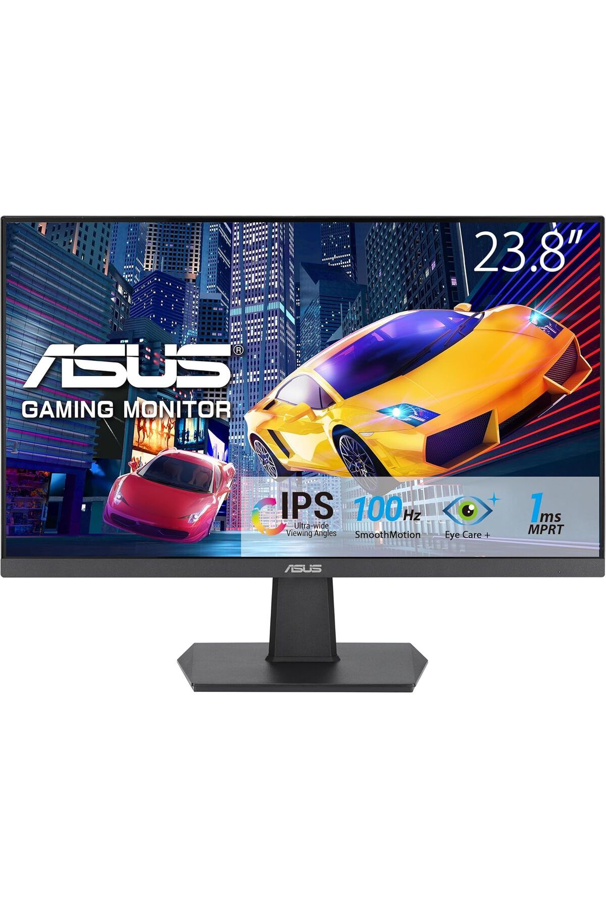 ASUS-شاشة ألعاب ASUS VA24EHF Eye Care مقاس 24 بوصة (عرض 23.8 بوصة)، IPS، FHD، بدون إطار، 100 هرتز، Adaptive S 1