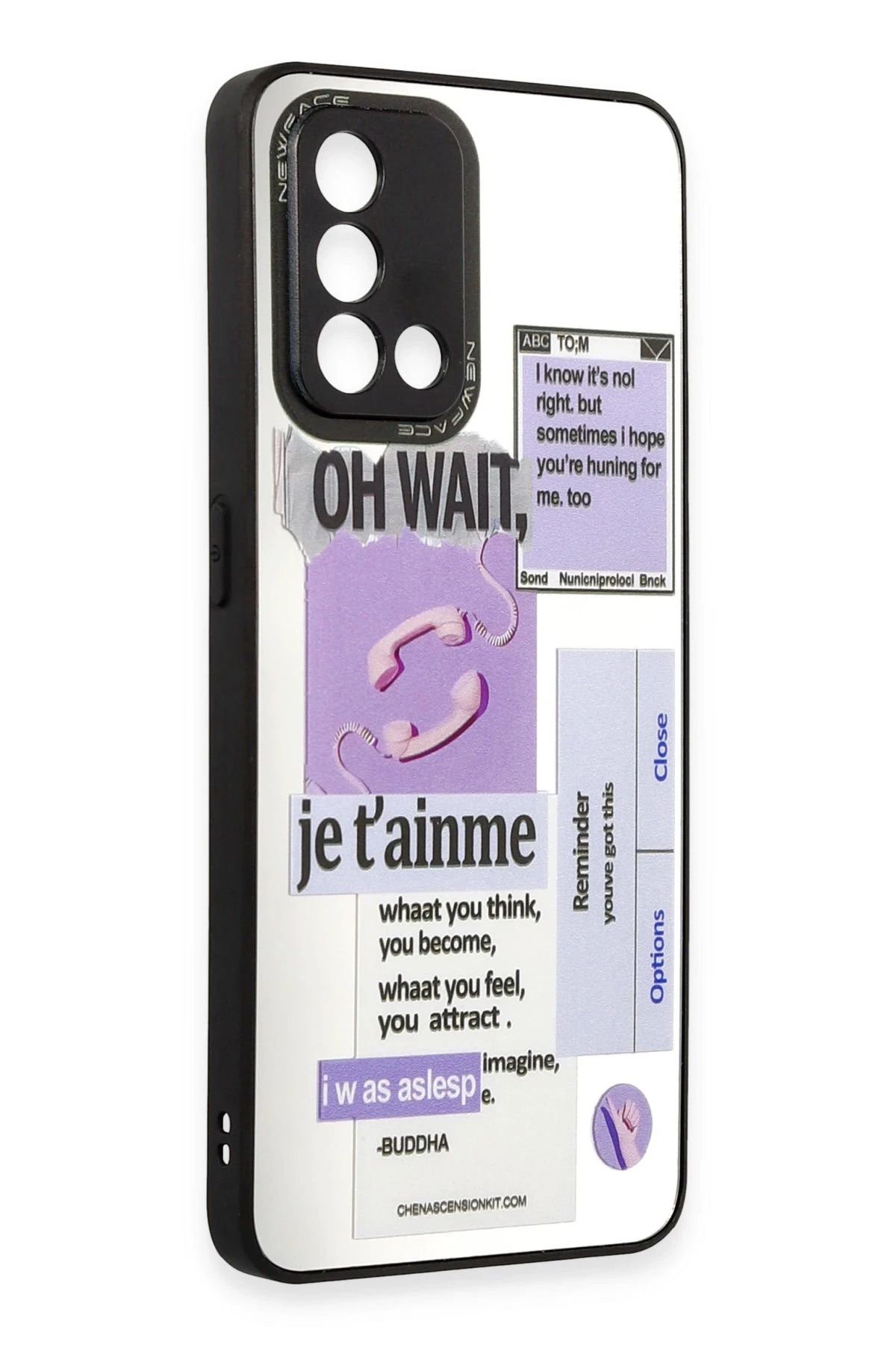 NewFace A74 4G Kılıf Mirror Desenli Kapak - Mirror - 4 YNSMR
