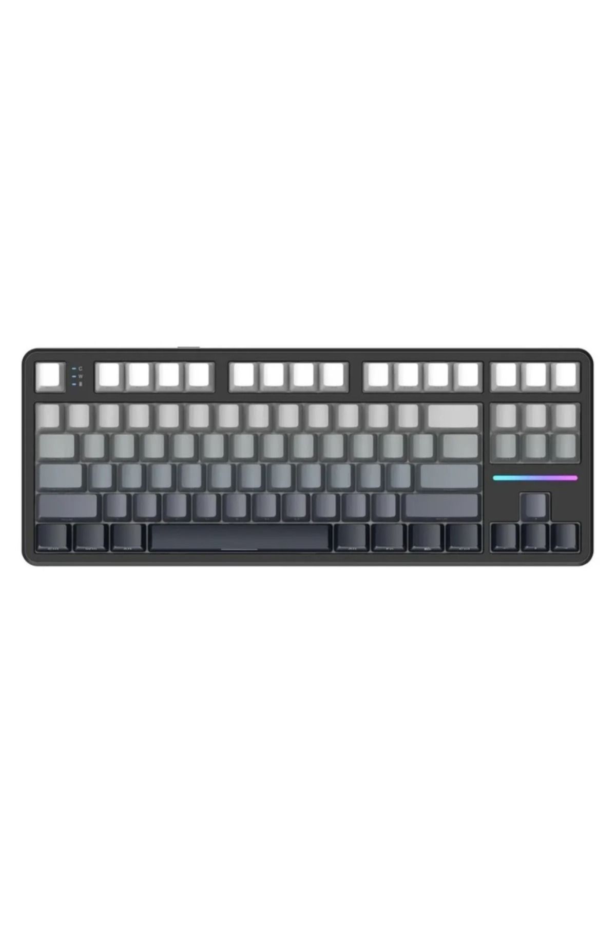 SiLabor X Attack Shark X87 Tri-mode Gasket PBT Mekanik Klavye Üçlü Mod: Bluetooth ve 2,4 G ve Tip-C