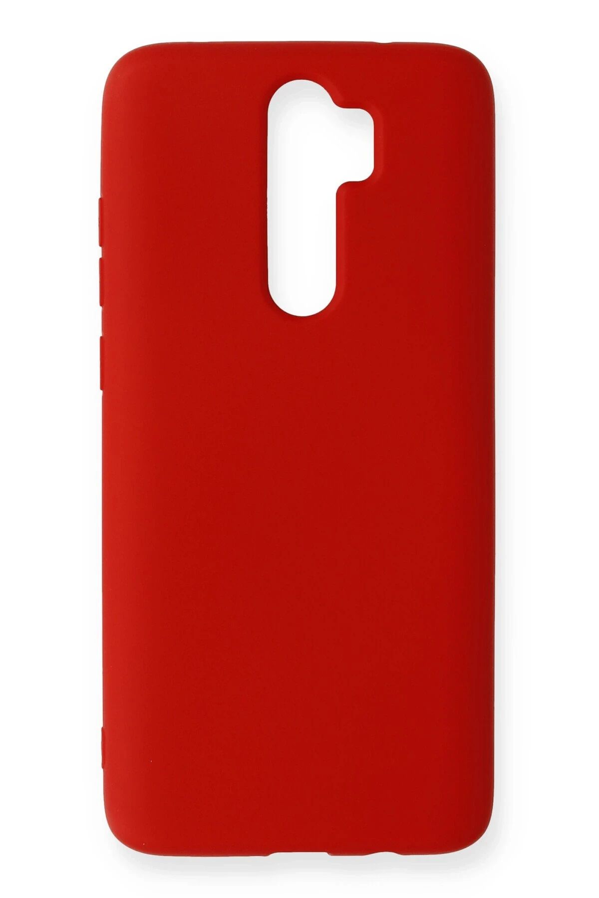 NewFace Xiaomi Redmi Note 8 Pro Kılıf Nano içi Kadife Silikon - Kırmızı JOJUA