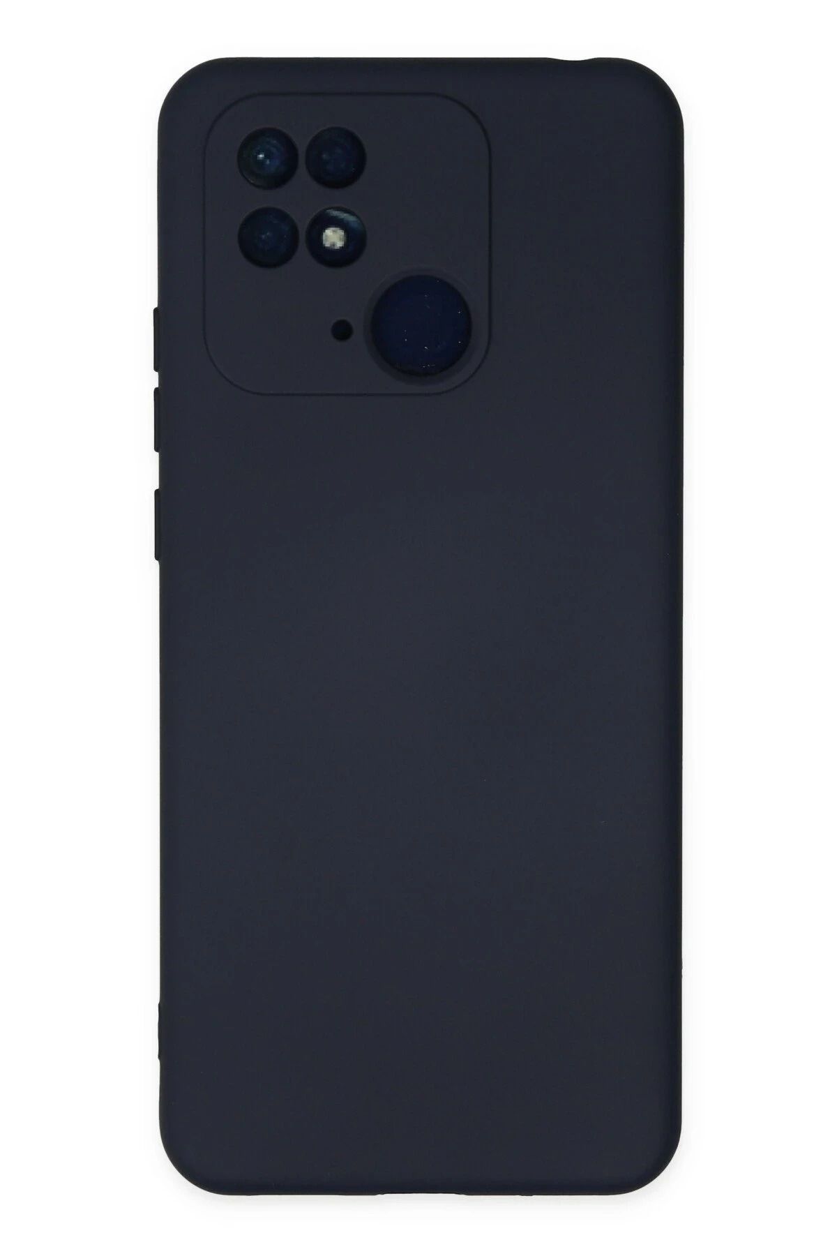NewFace Xiaomi Redmi 10C Kılıf Nano içi Kadife Silikon - Lacivert JOJUA