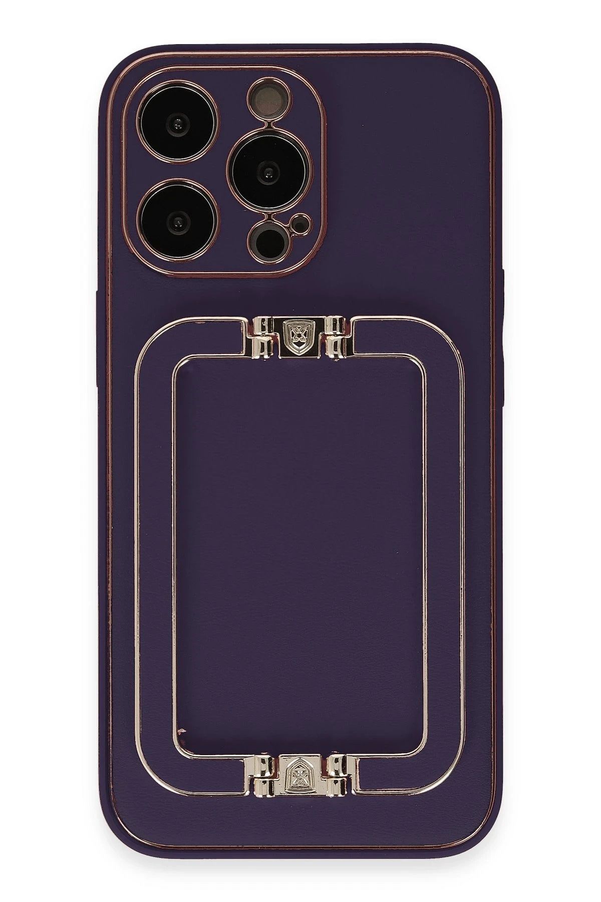 NewFace iPhone 14 Pro Kılıf Coco Elit Kapak - Derin Mor FERRG
