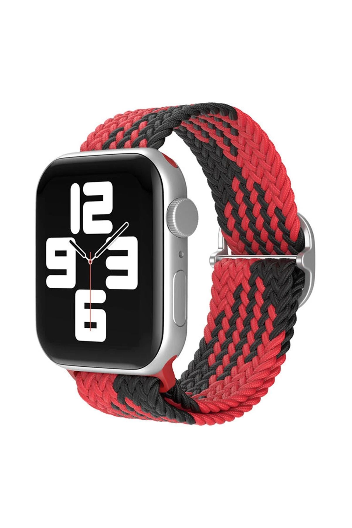 NewFace Apple Watch 38mm Star Kordon - Kırmızı-Siyah FLKRY